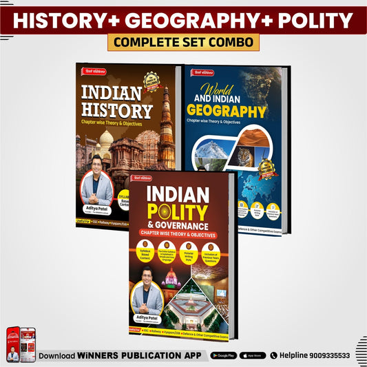 History, Geography, Polity English Medium Combo Book WINNERS ONLINE EDUTECH PRIVATE LIMITED